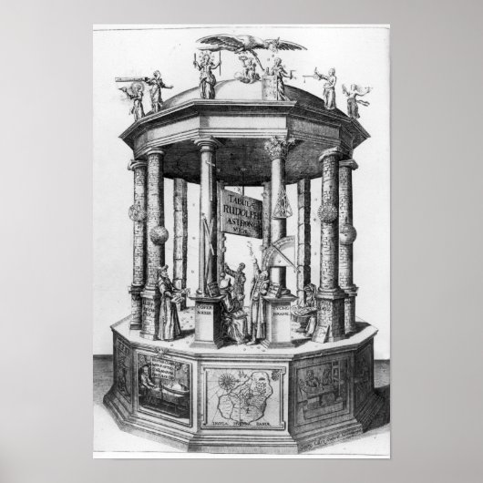 Frontispiece 'The Rudolphine Tables' Poster (Vorne)