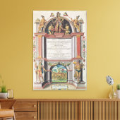 Frontispiece to 'Brevis Narratio' Leinwanddruck (Insitu (Wohnzimmer))