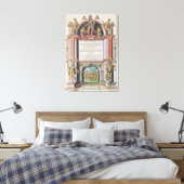 Frontispiece to 'Brevis Narratio' Leinwanddruck (Insitu (Schlafzimmer))