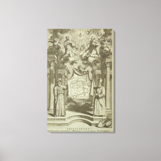 Frontispiece to 'China Illustriert' by Athanasius Leinwanddruck (Vorderseite)