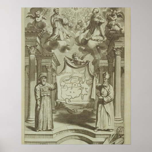 Frontispiece to 'China Illustriert' by Athanasius Poster (Vorne)