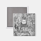 Frontispiece to George Withers 'Emblems', 1635 Magnet (Vorderseite/Rückseite)