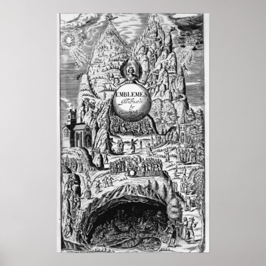 Frontispiece to George Withers 'Emblems', 1635 Poster (Vorne)