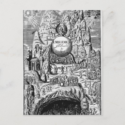 Frontispiece to George Withers 'Emblems', 1635 Postkarte (Vorderseite)