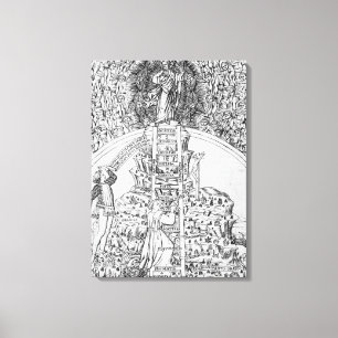 Frontispiece to 'Il Monte Sancto di Dio', 1477 Leinwanddruck