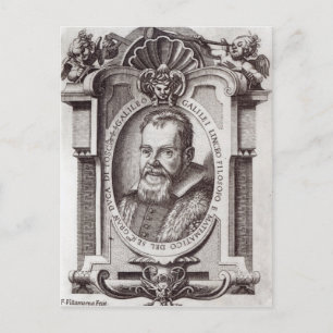 Frontispiece to 'Il Saggiatore' von Galileo Postkarte