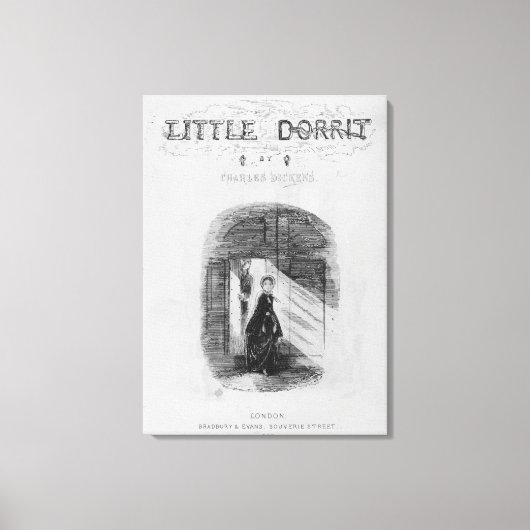 Frontispiece to 'Little Dorrit' von Charles Leinwanddruck (Vorderseite)