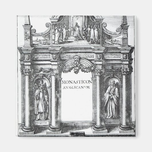 Frontispiece to 'Monasticon Anglicanum' Magnet (Vorne)