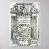 Frontispiece to 'Quattro libri dell'architettura' Poster (Vorne)
