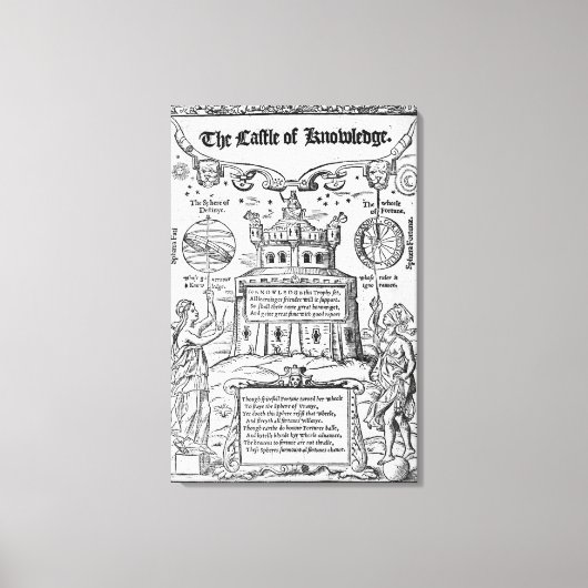 Frontispiece to 'The Castle of Knowledge' Leinwanddruck (Vorderseite)