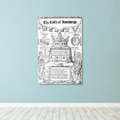 Frontispiece to 'The Castle of Knowledge' Leinwanddruck (Insitu (Holzboden))