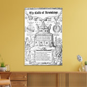 Frontispiece to 'The Castle of Knowledge' Leinwanddruck (Insitu (Wohnzimmer))