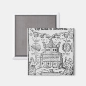 Frontispiece to 'The Castle of Knowledge' Magnet (Vorderseite/Rückseite)