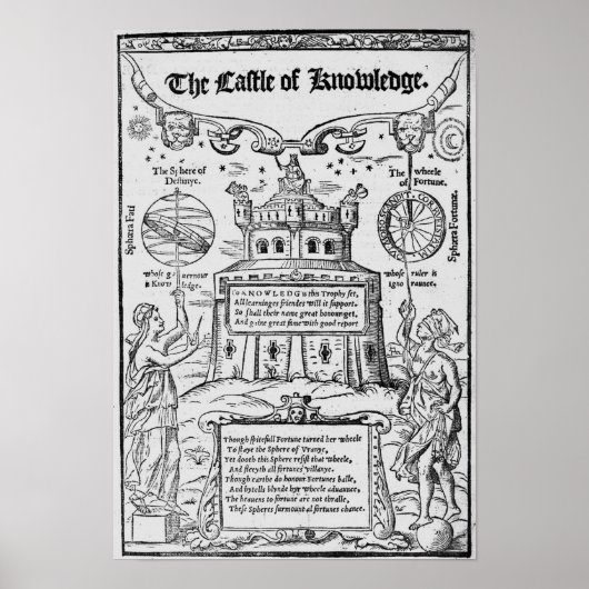 Frontispiece to 'The Castle of Knowledge' Poster (Vorne)