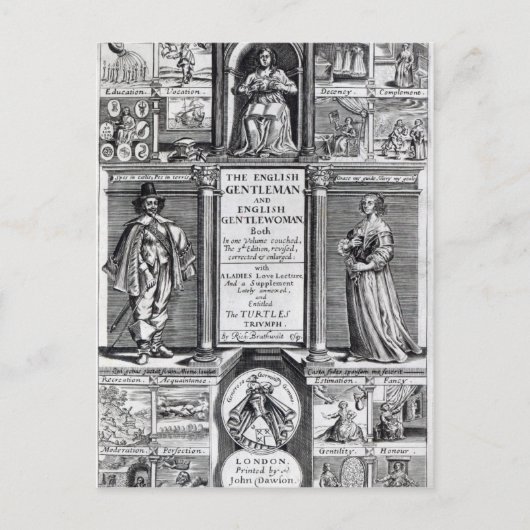 Frontispiece to 'The English Gentleman Postkarte (Vorderseite)