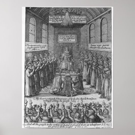 Frontispiece to 'Vox Regis' von Thomas Scott Poster (Vorne)