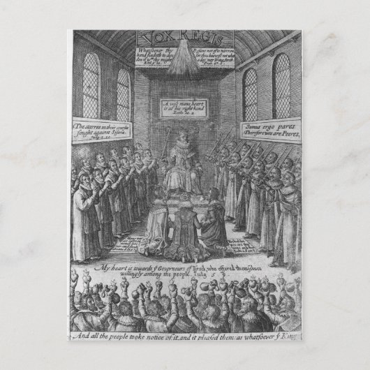 Frontispiece to 'Vox Regis' von Thomas Scott Postkarte (Vorderseite)