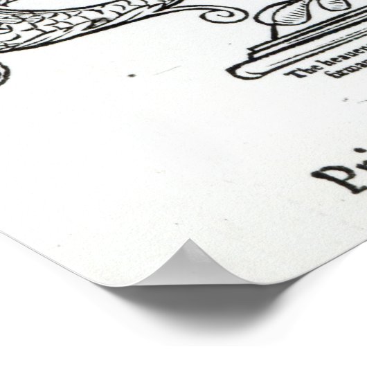 Frontispiece von "A Schlicht Treatics �" Poster (Ecke)