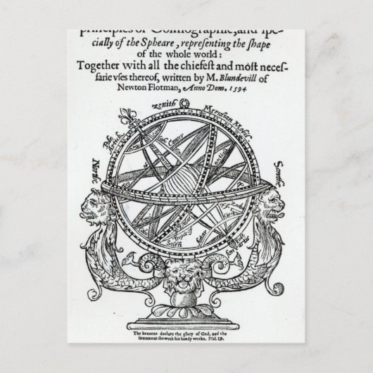 Frontispiece von "A Schlicht Treatics �" Postkarte (Vorderseite)
