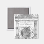 Frontispiece von "Monas Hieroglyphica" Magnet (Vorderseite/Rückseite)