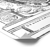 Frontispiece von "Monas Hieroglyphica" Poster (Ecke)