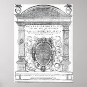Frontispiece von "Monas Hieroglyphica" Poster (Vorne)