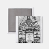 Frontispiece von Thomas Hobbes von Malmesbury Magnet (Vorderseite/Rückseite)