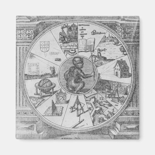 Frontispiece zu Robert Fludds Utriusque Magnet (Vorne)