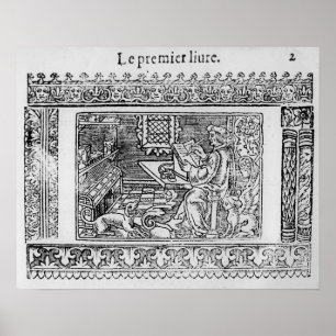Frontispiece zum ersten Buch von Utopia Poster