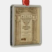 Frontispiz 'des Buches von allgemeinem Prayer Silbernes Ornament (Rechts)