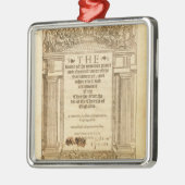 Frontispiz 'des Buches von allgemeinem Prayer Silbernes Ornament (Links)