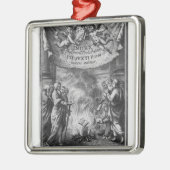 Frontispiz 'des Index Librorum Prohibitorum Ornament Aus Metall (Links)