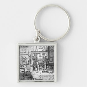 Frontispiz 'des Instructor der Haushälterin Schlüsselanhänger