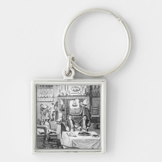 Frontispiz 'des Instructor der Haushälterin Schlüsselanhänger (Vorne)