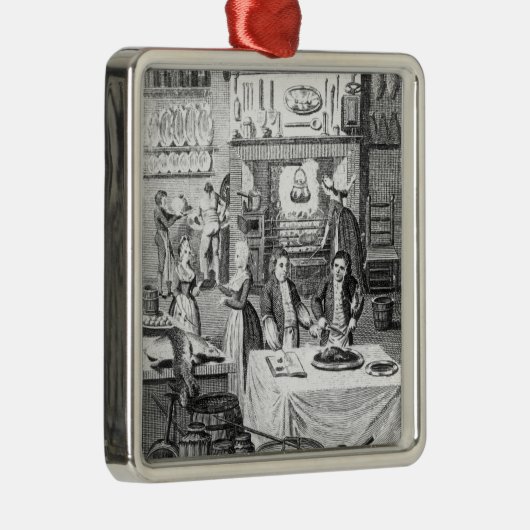 Frontispiz 'des Instructor der Haushälterin Silbernes Ornament (Rechts)