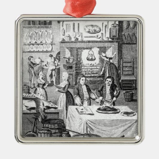 Frontispiz 'des Instructor der Haushälterin Silbernes Ornament (Vorne)
