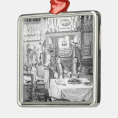 Frontispiz 'des Instructor der Haushälterin Silbernes Ornament (Links)