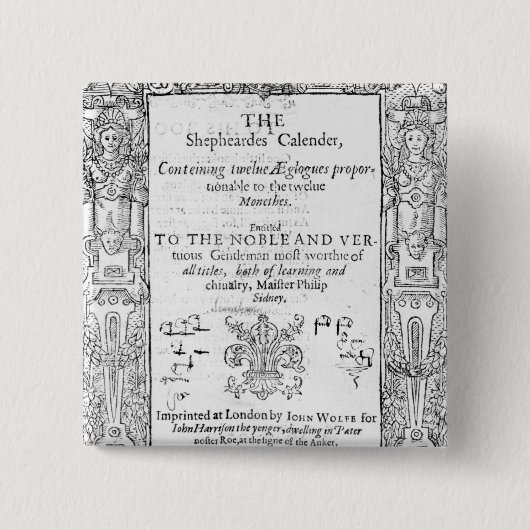 Frontispiz 'des Shepeards Calendar Button (Vorderseite)