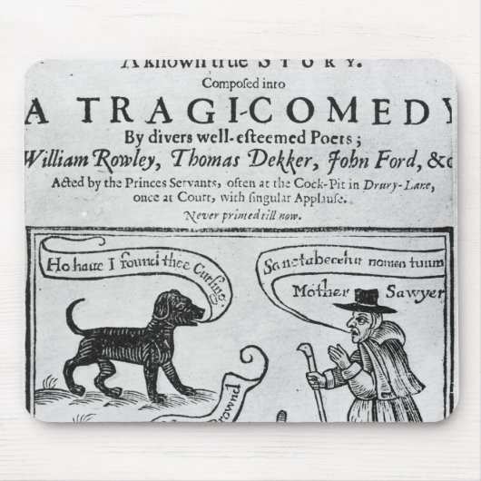 Frontispiz "die Hexe von Edmonton Mousepad (Vorne)