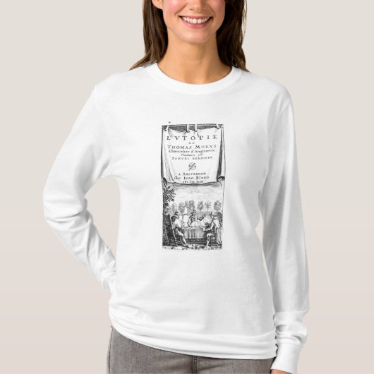 Frontispiz, 'die Utopie von Thomas More T-Shirt (Vorderseite)