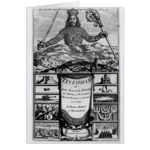 Frontispiz durch Thomas Hobbes von Malmesbury