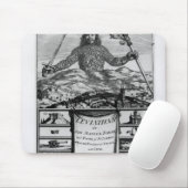 Frontispiz durch Thomas Hobbes von Malmesbury Mousepad (Mit Mouse)