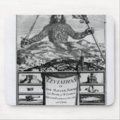 Frontispiz durch Thomas Hobbes von Malmesbury Mousepad (Vorne)