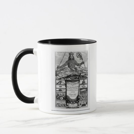 Frontispiz durch Thomas Hobbes von Malmesbury Tasse (Links)