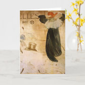 Frontispiz durch Toulouse-Lautrec Karte (Gelbe Blume)