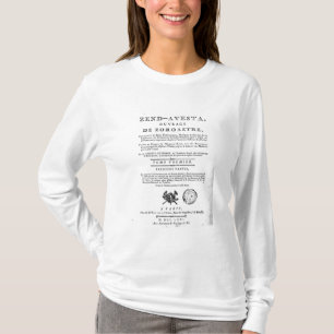 Frontispiz einer Ausgabe 'Zends T-Shirt