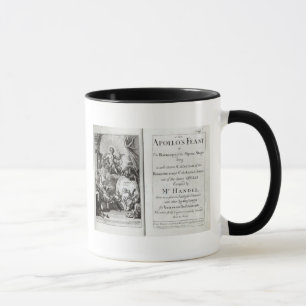 Frontispiz für Apollos Fest, c.1734 Tasse