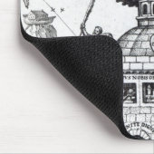 Frontispiz-'Kollegium Fama Fraternitatis Mousepad (Ecke)