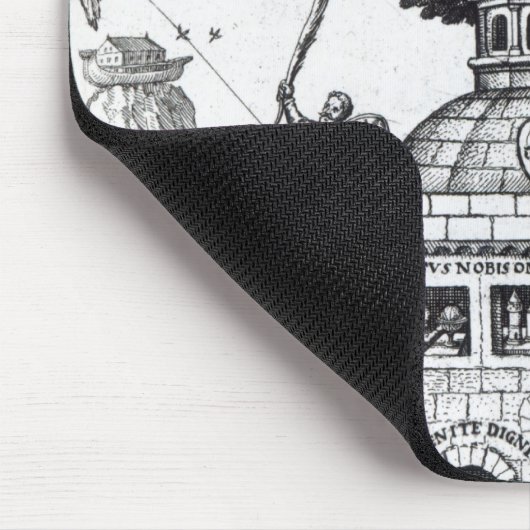 Frontispiz-'Kollegium Fama Fraternitatis Mousepad (Ecke)