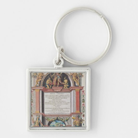 Frontispiz 'kurzes Narratio Schlüsselanhänger (Vorne)